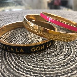 Kate Spade Bangles - LOT OF 2 (Pink & Black ONLY)